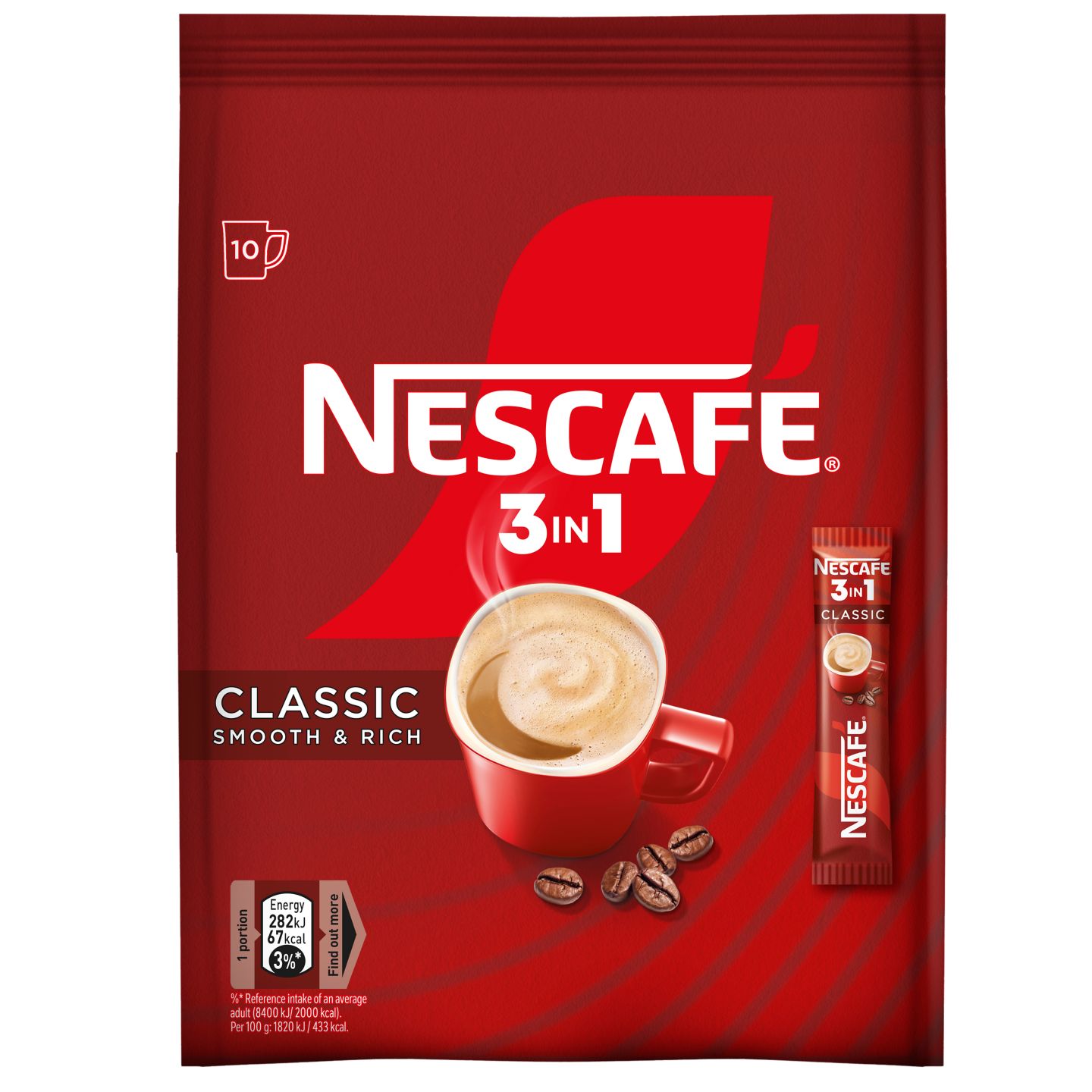 Разтворимо кафе 2в1 или 3в1 (Nescafe)