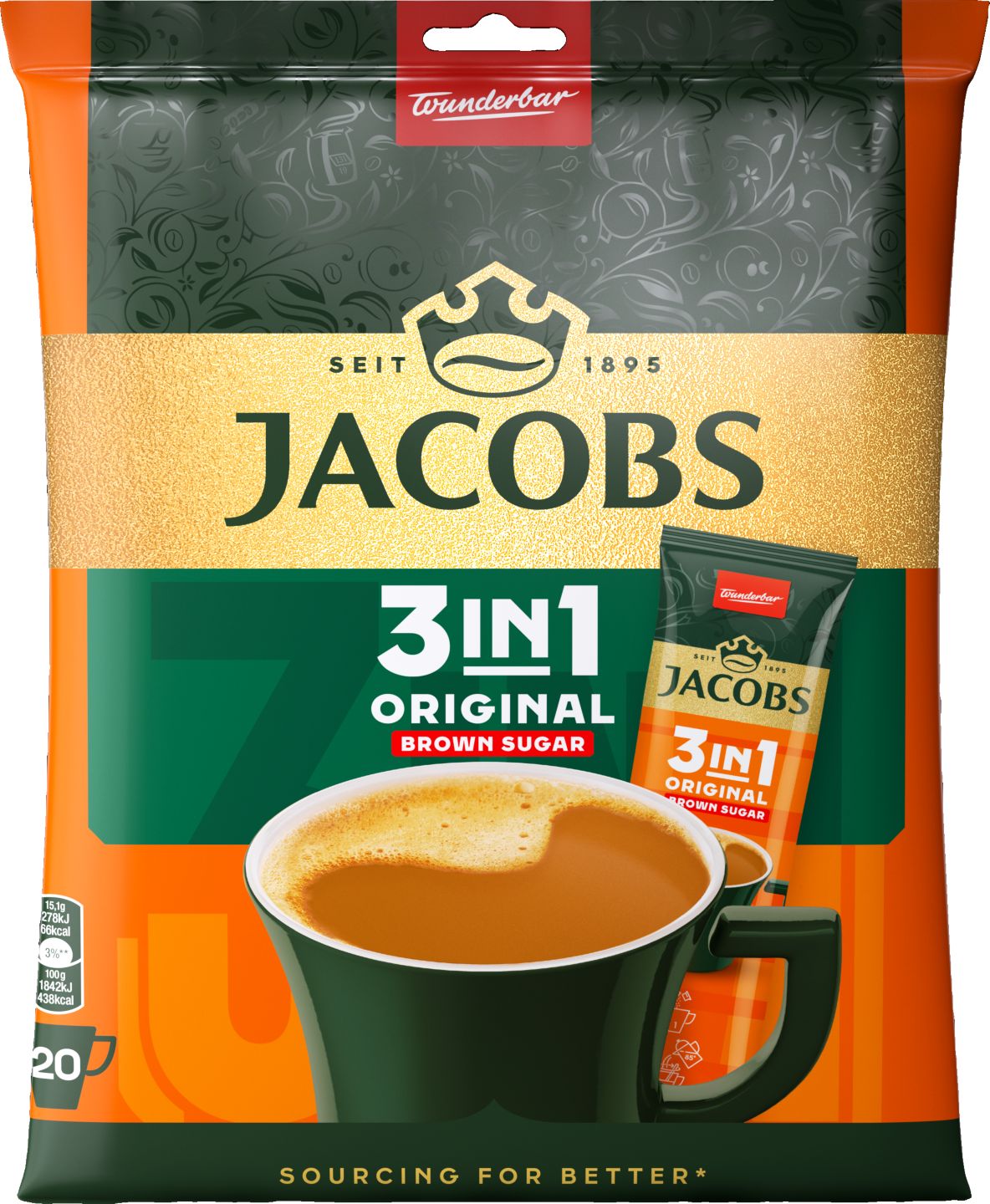 Разтворимо кафе 3в1 (JACOBS)