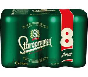 Бира 5% vol (STAROPRAMEN)