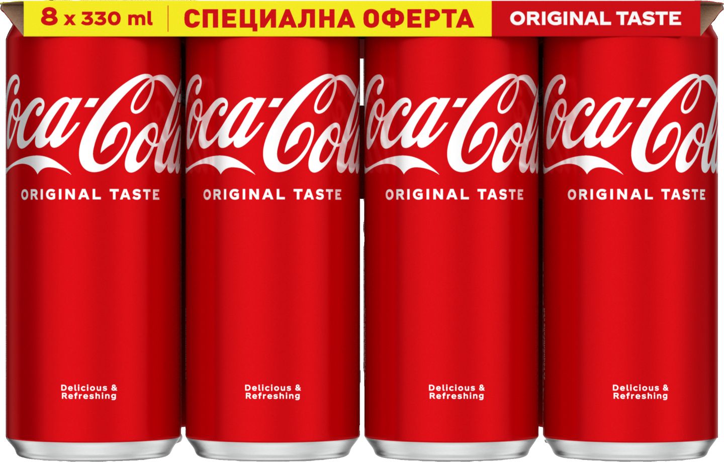 8 x 0,33 л кен промопакет (COCA-COLA)