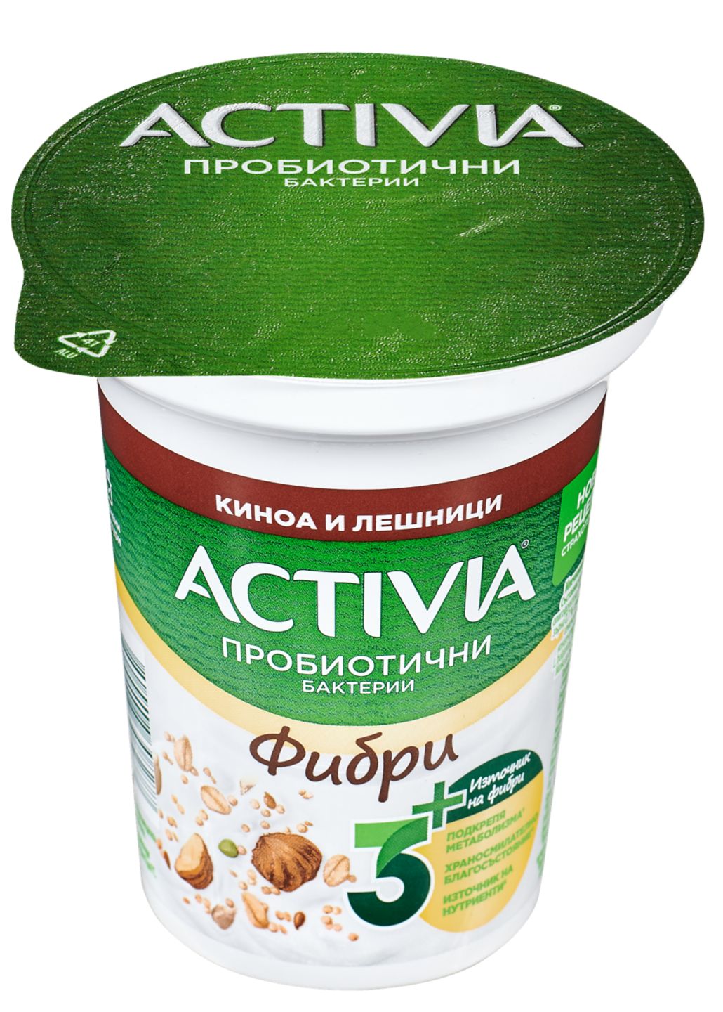 Activia пълнозърнеста различни видове (Danone)