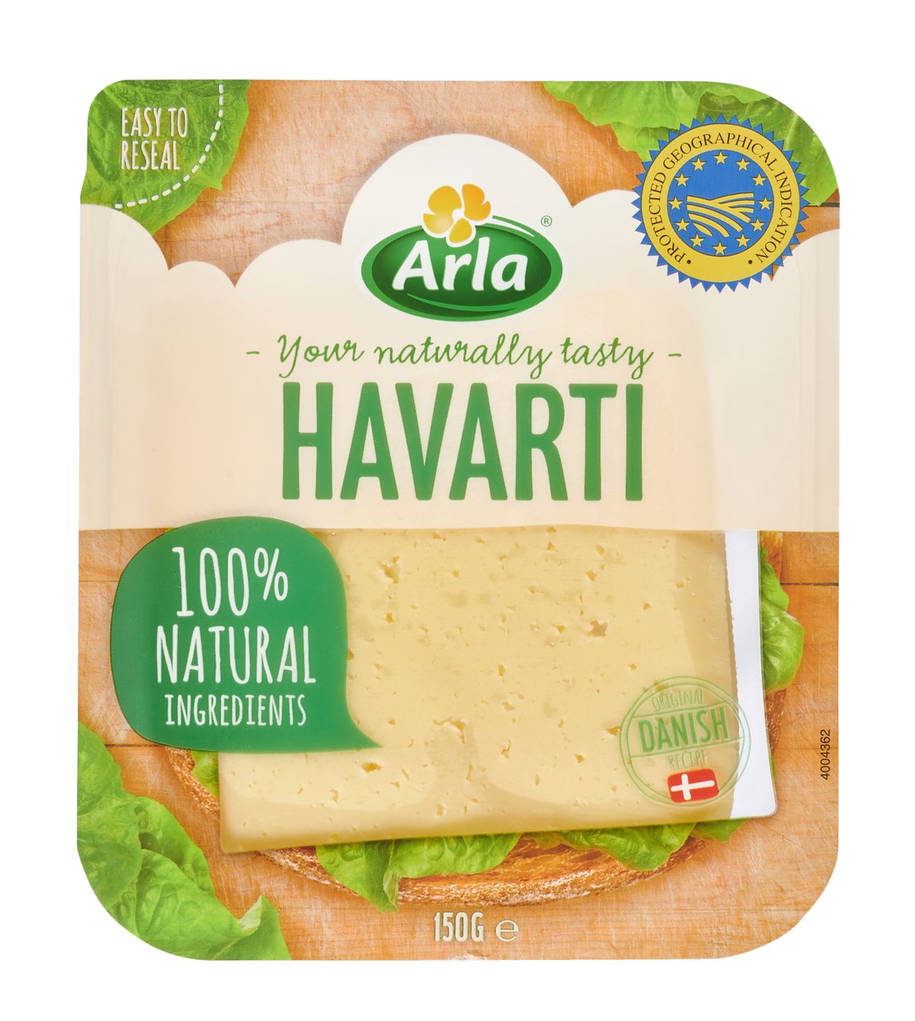 Сирене Хаварти от свежата витрина (Arla)