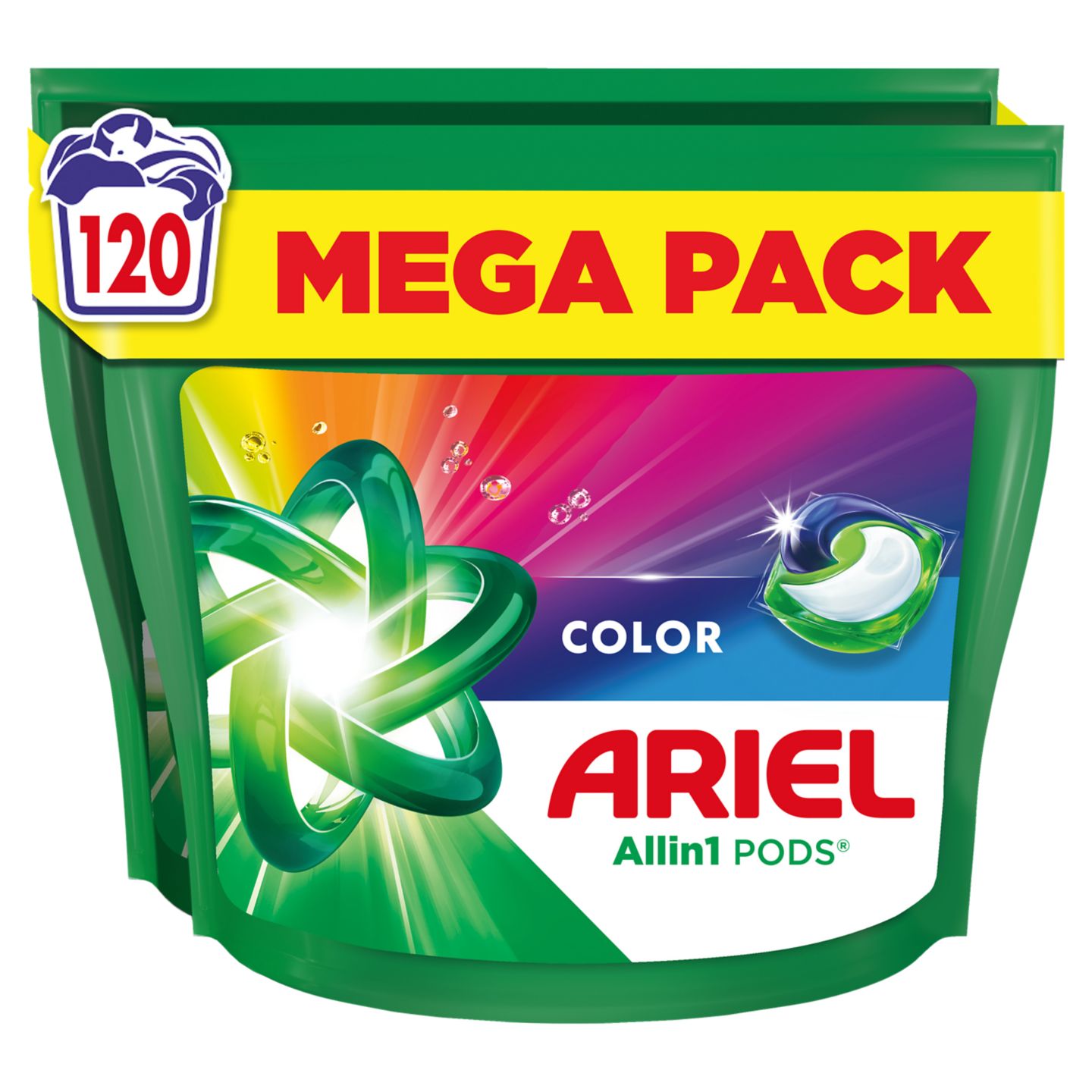капсули Color 2х 60 пранета (ARIEL)