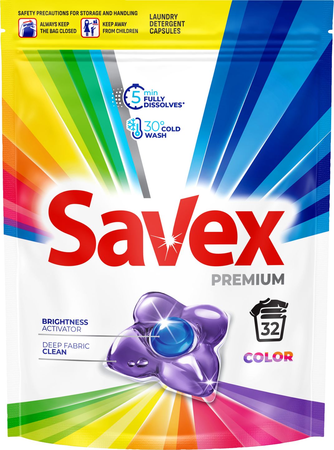 Color 32 бр. (Savex капсули за пране)