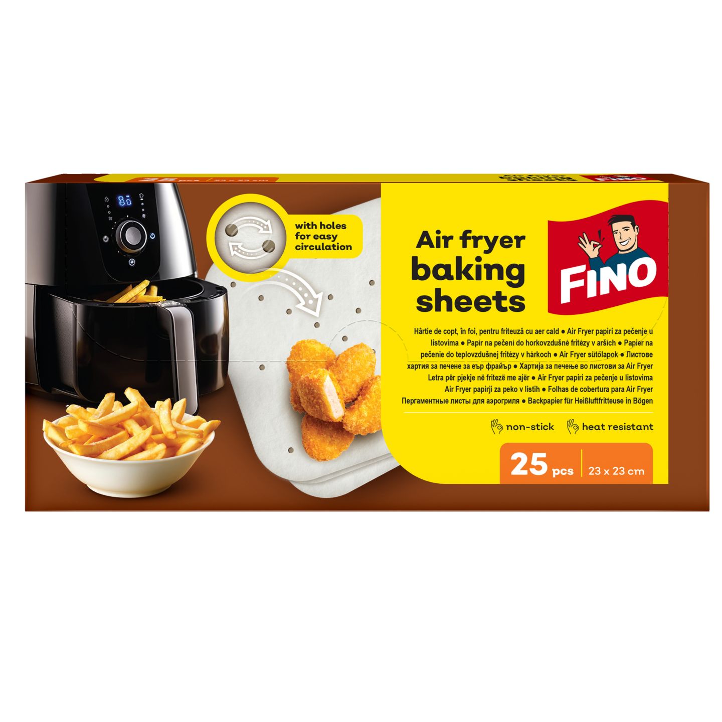 Хартия за печене в еър фрайър (FINO)