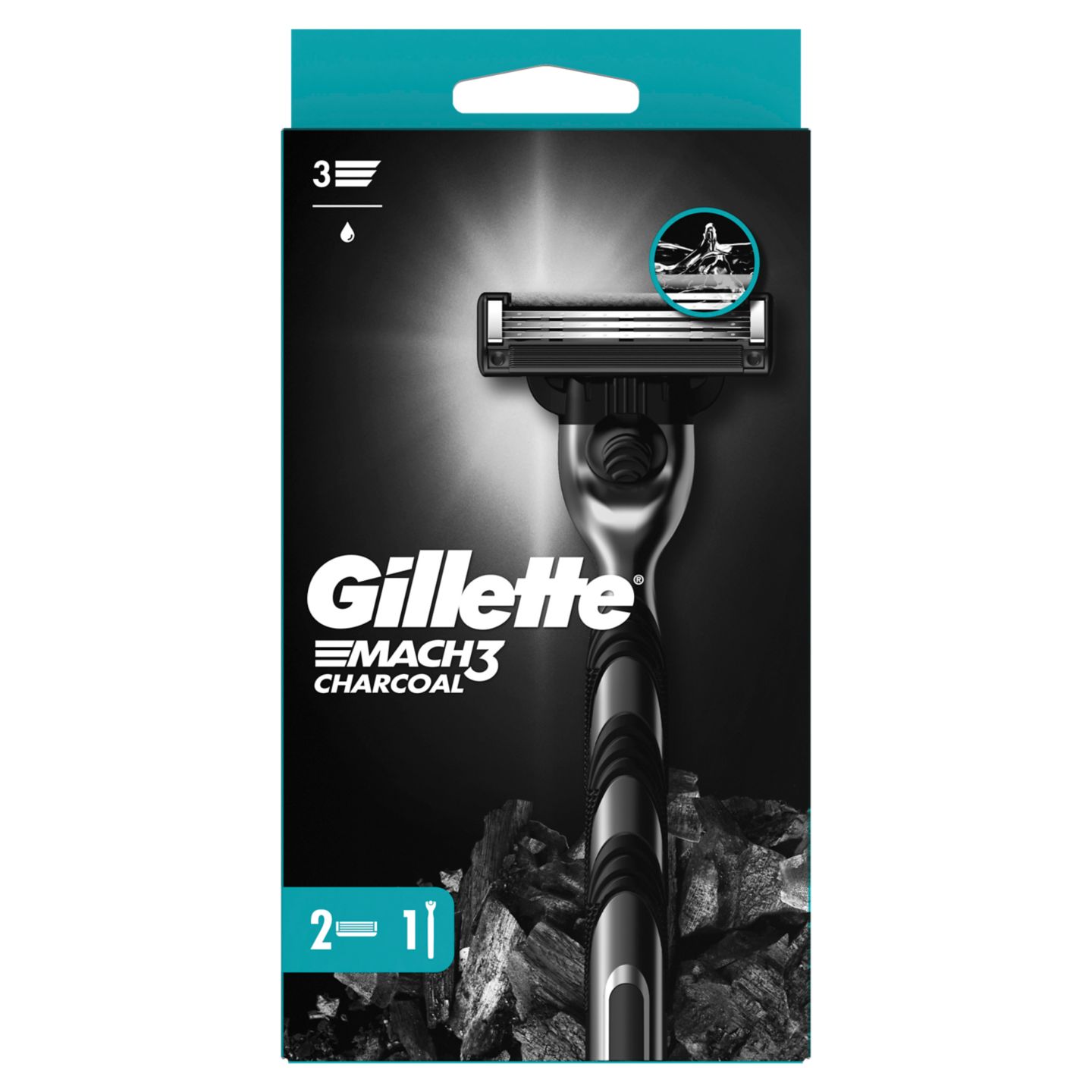 Самобръсначка Mach 3 с 2 ножчета (Gillette)
