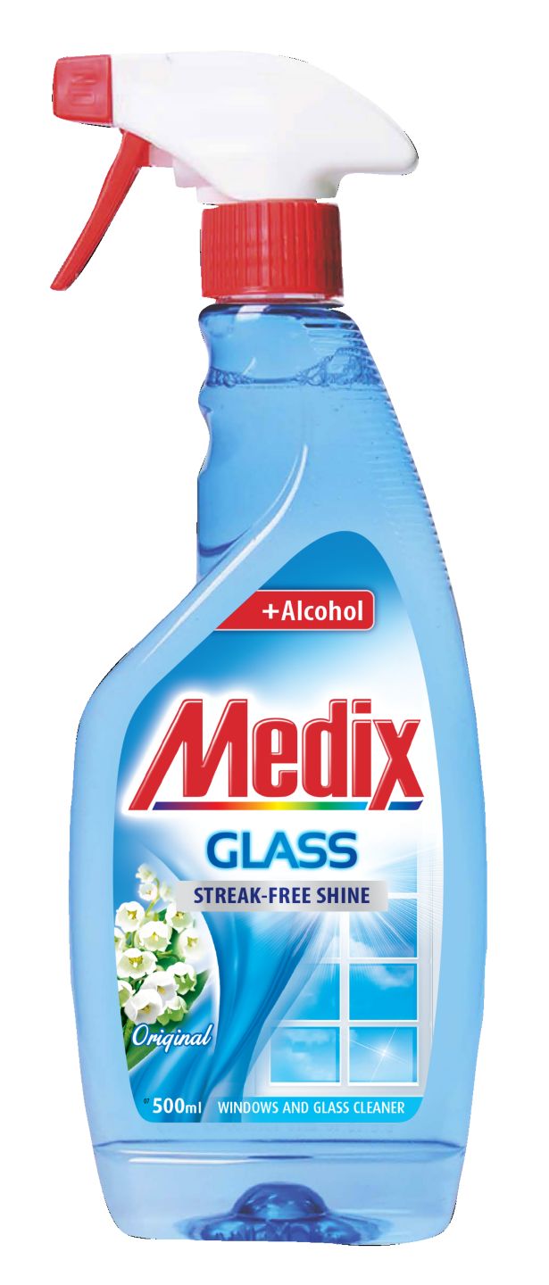Почистващ препарат за стъкла различни видове (Medix Glass)