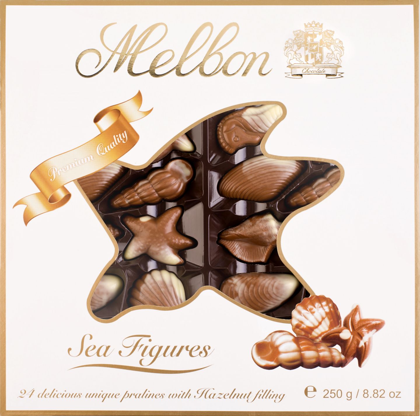 Шоколадови бонбони Морски фигури (Melbon)