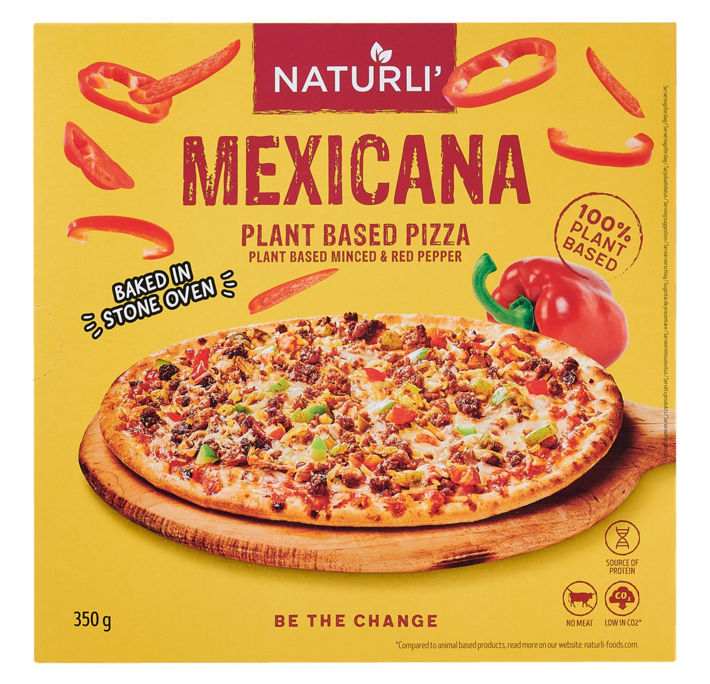 Веган пица Mexicana (Naturli)