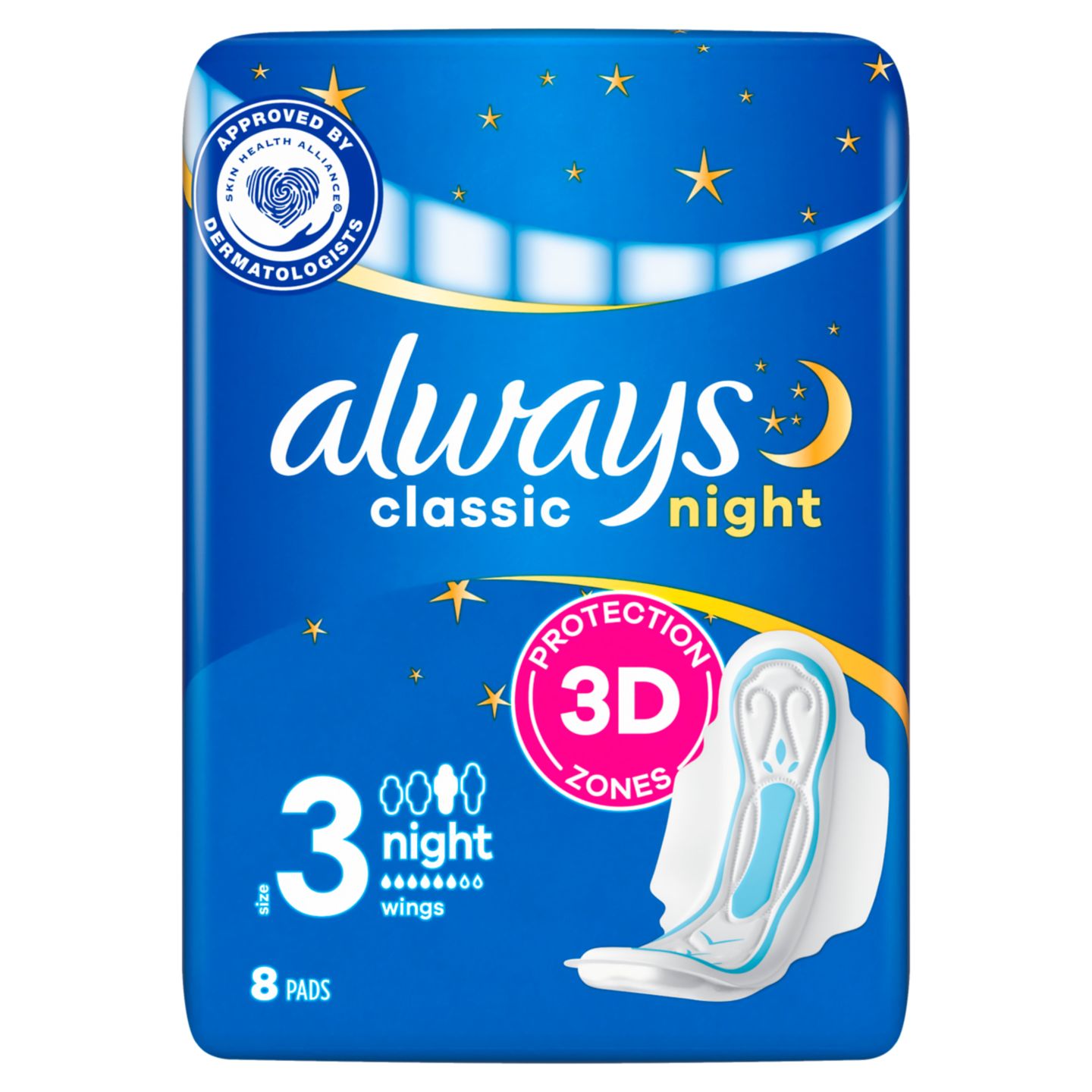 Дамски превръзки Night, Super или Normal (Always Classic)