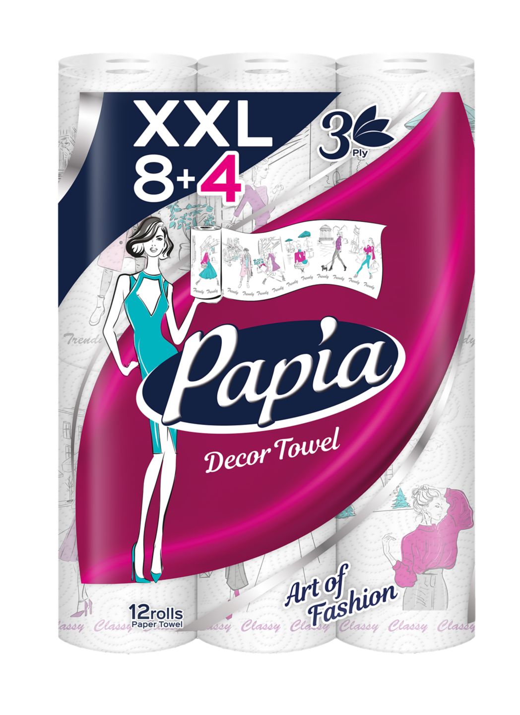 Кухненска ролка различни видове (Papia)