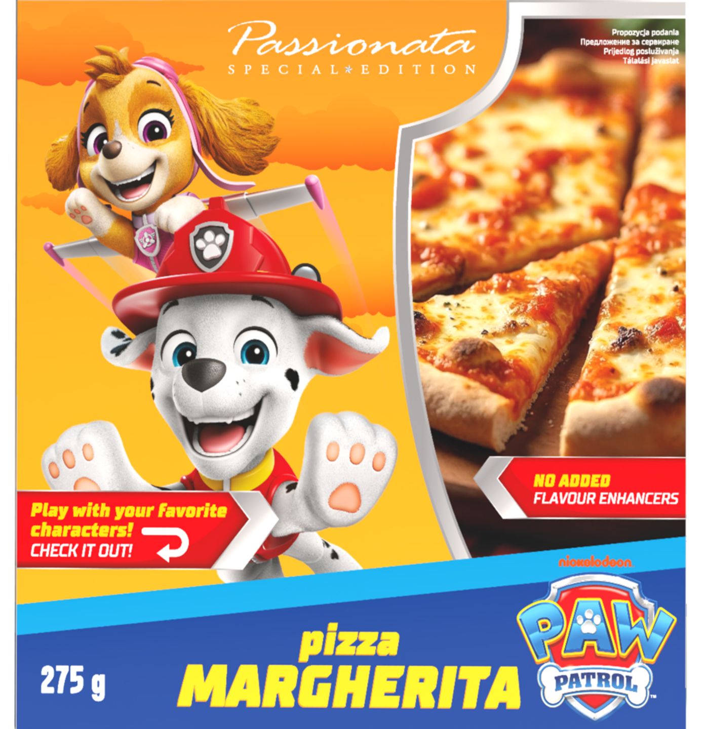 Пица PAW PATROL различни видове (PASSIONATA)