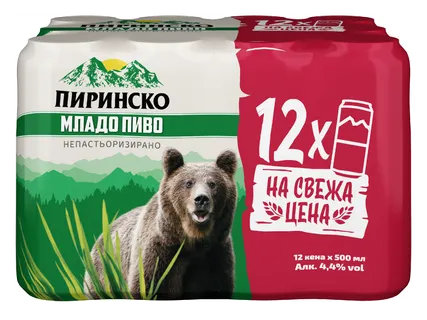 ПИРИНСКО МЛАДО ПИВО Бира