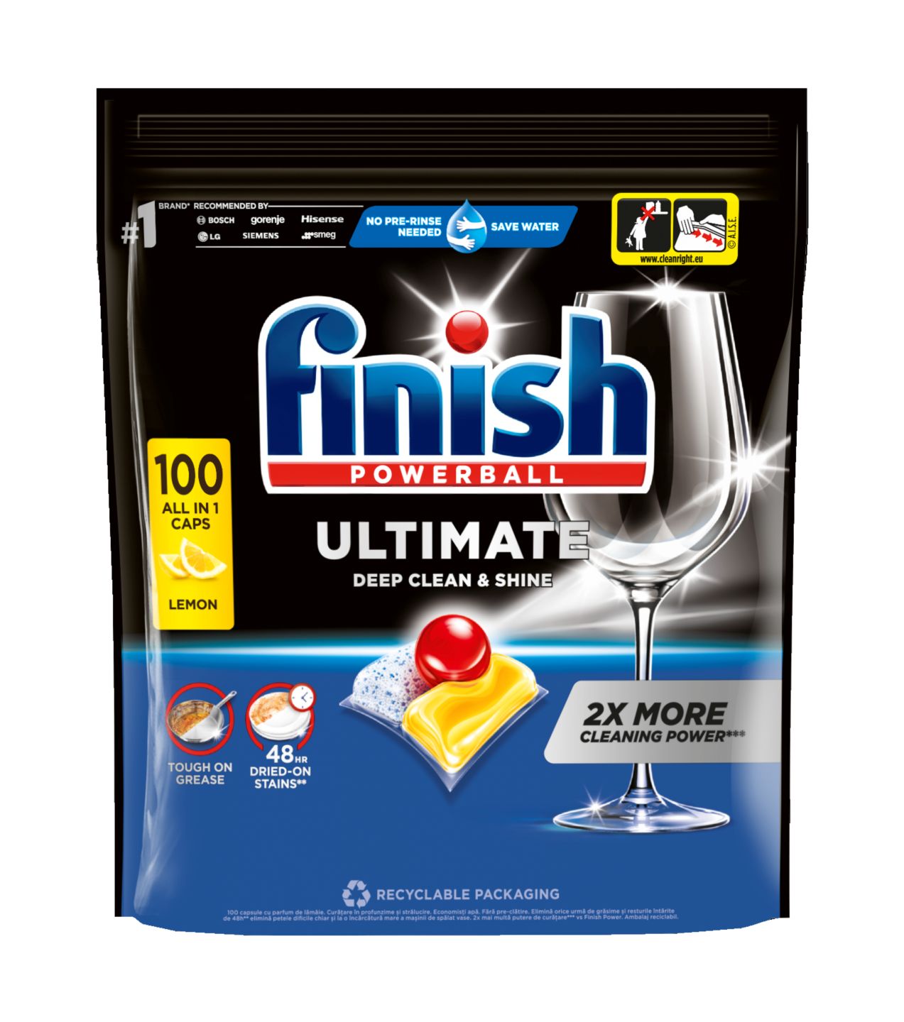 Таблетки за съдомиялна 100 и 120бр. различни видове (Finish)
