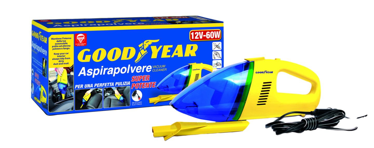 Прахосмукачка за кола 12 V, 60 W (GOODYEAR)