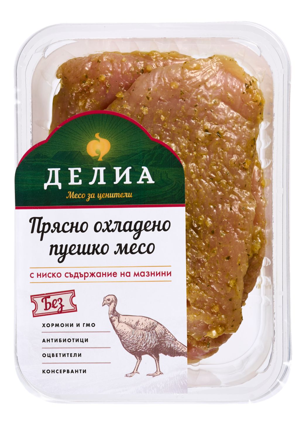 Пуешки шницел с билки 400 г (Делиа)
