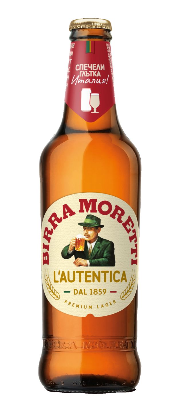 Бира 4,6% vol (Moretti)