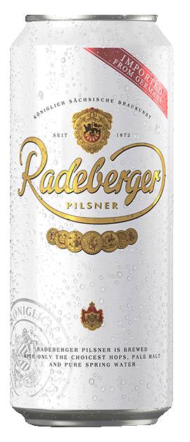 Бира 4,8% - 5% vol (Radeberger Pilsner)
