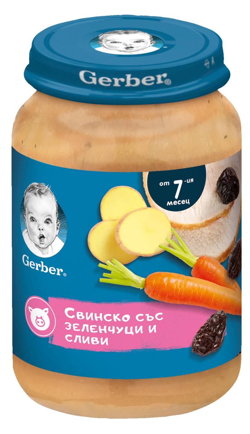 Пюре за деца над 6, 7 или 9 мес. (GERBER)