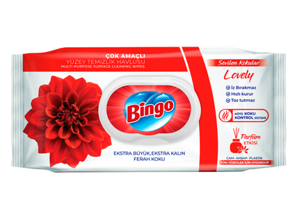 BINGO Универсални влажни кърпички