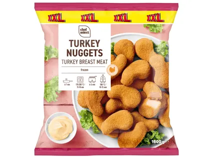 CHEF SELECT Панирани пуешки хапки XXL