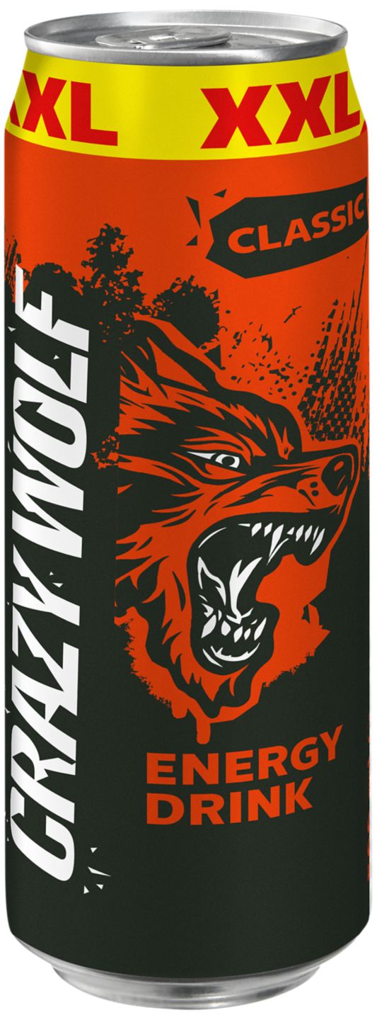 Енергийна напитка класик (CRAZY WOLF)