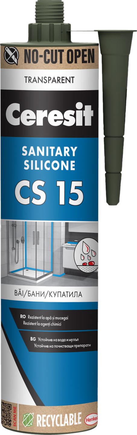 Санитарен силикон CS15 Premium (Ceresit)