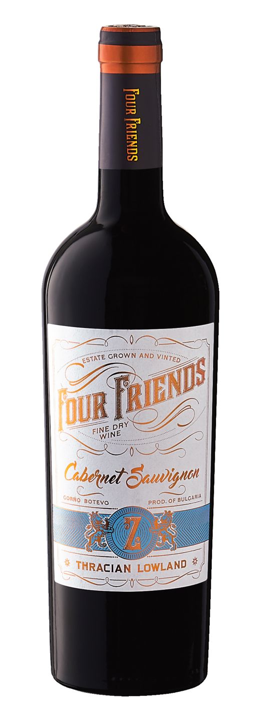 Червено, Бяло вино или Розе различни сортове (Four Friends)