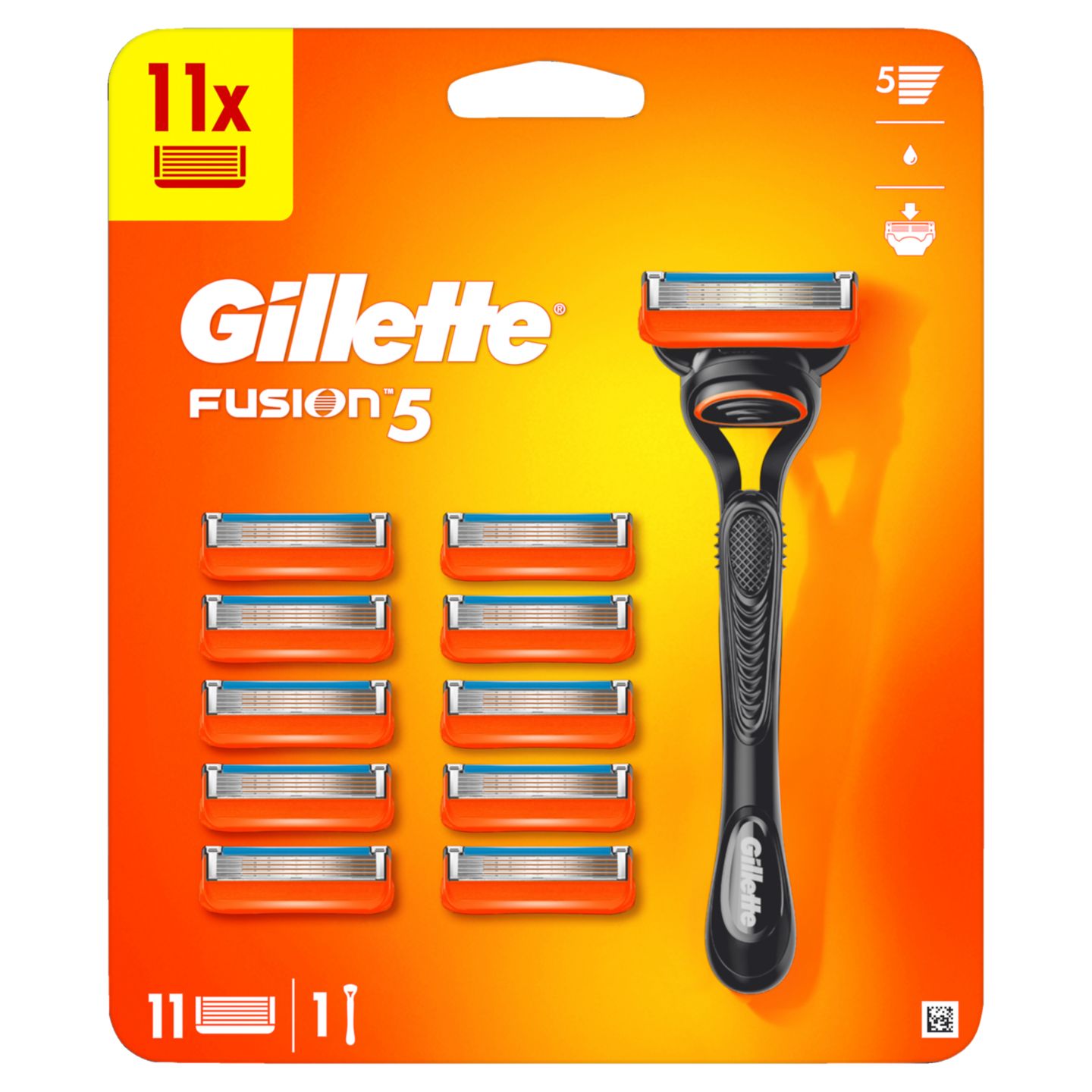 Самобръсначка Fusion 5 + 10 ножчета (Gillette)