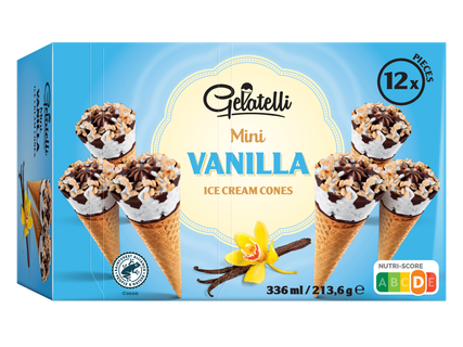 GELATELLI Мини сладолед във фунийка