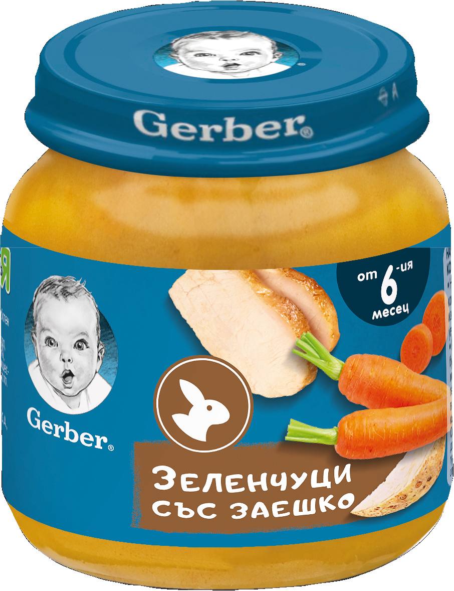 Пюре различни видове (Gerber)