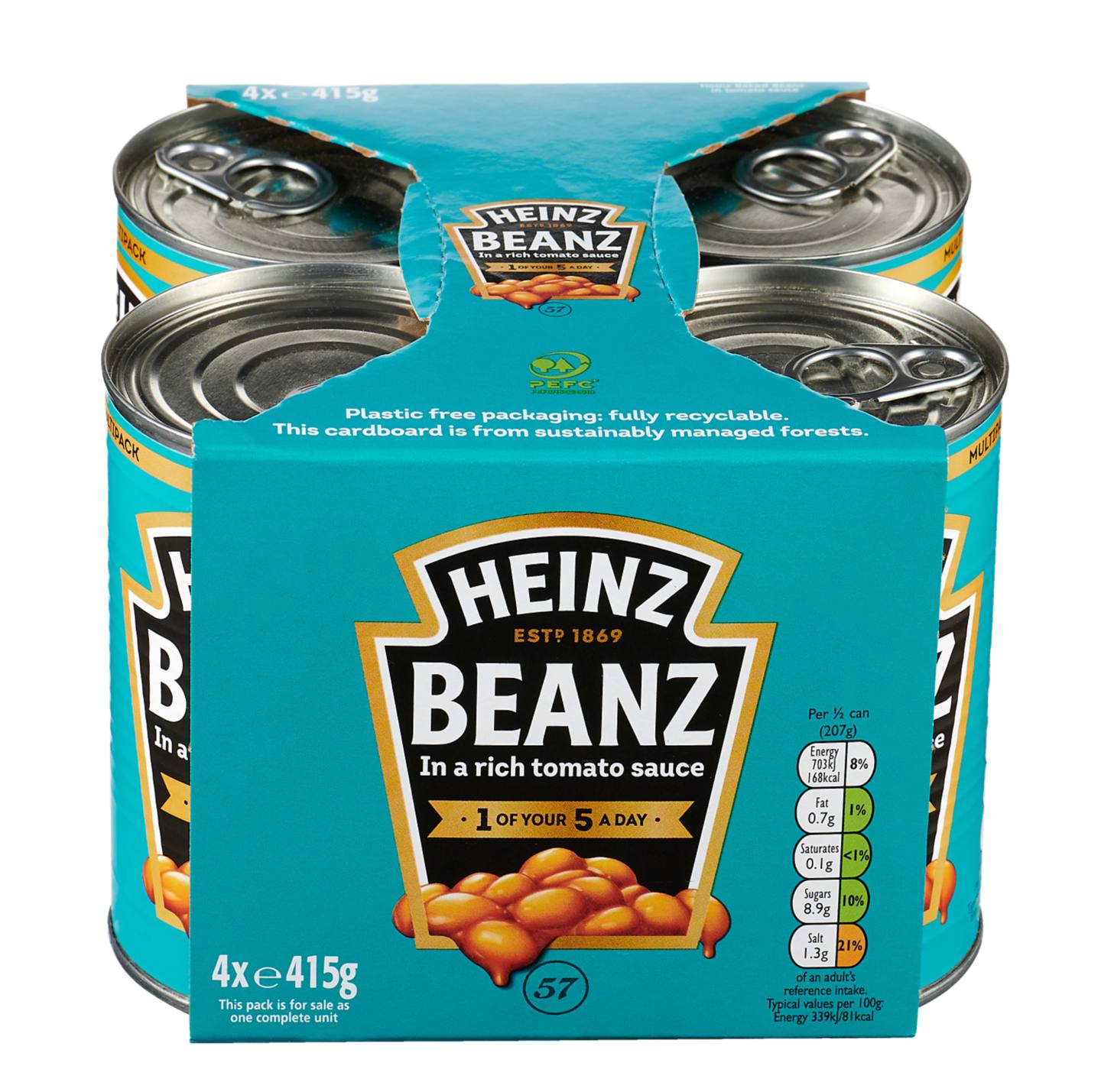 Печен боб в доматен сос (HEINZ)