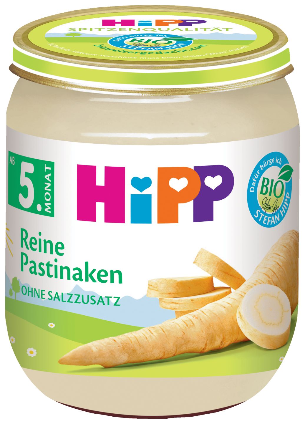 Био зеленчуково пюре пащърнак (Hipp)