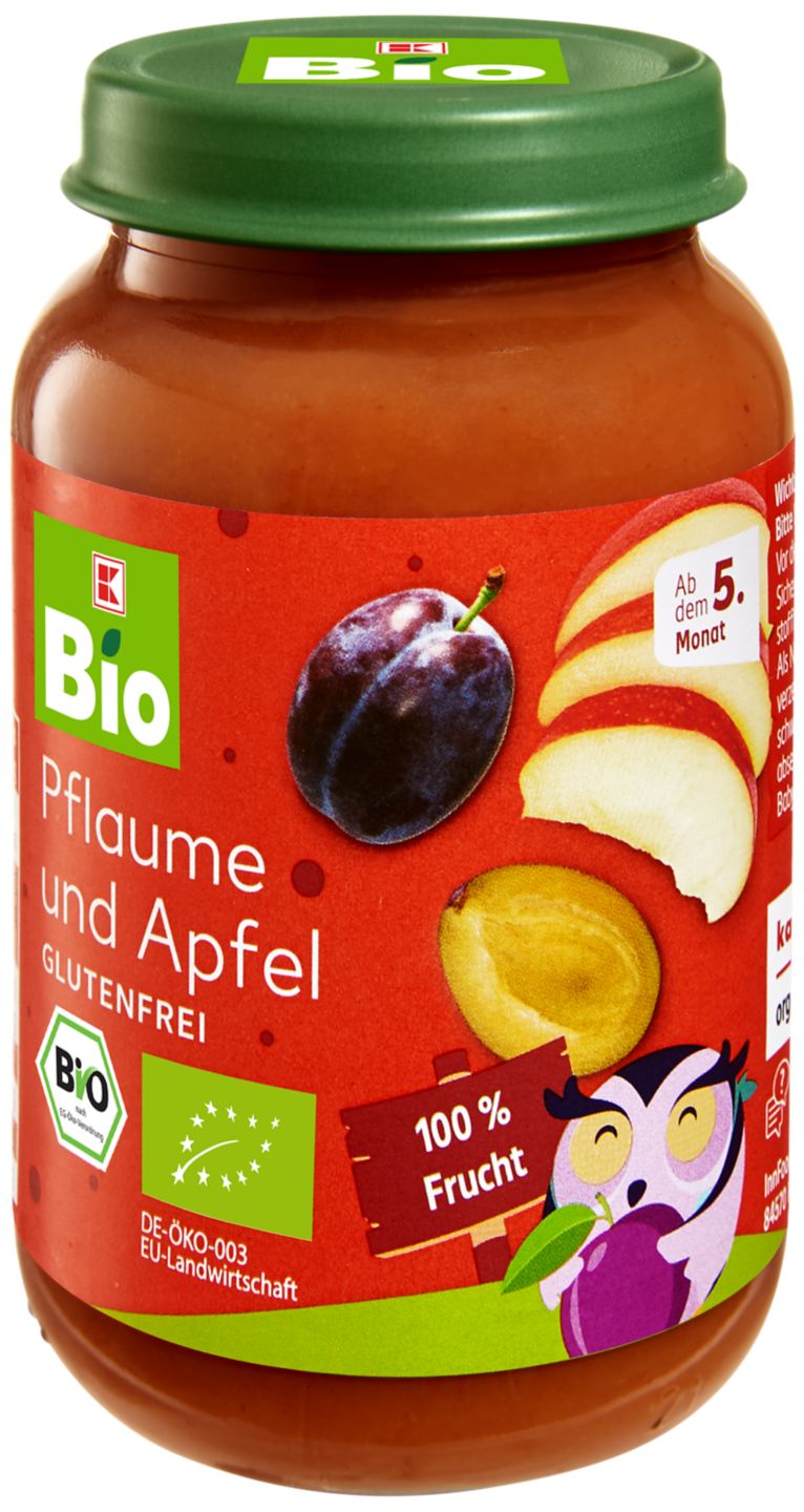 Биопюре със сливи и ябълки (K-Bio)