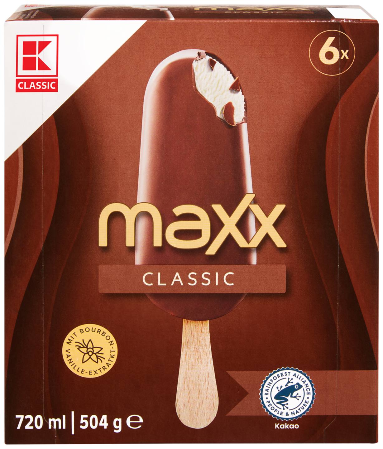 Сладолед Maxx различни вкусове (K-CLASSIC)