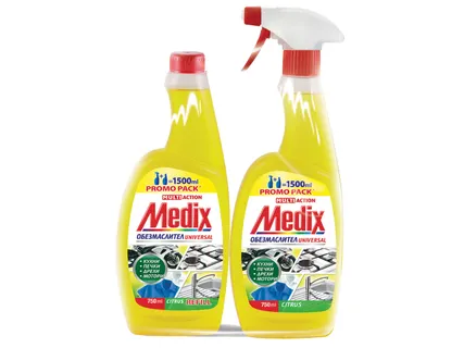 MEDIX Обезмаслител спрей и пълнител