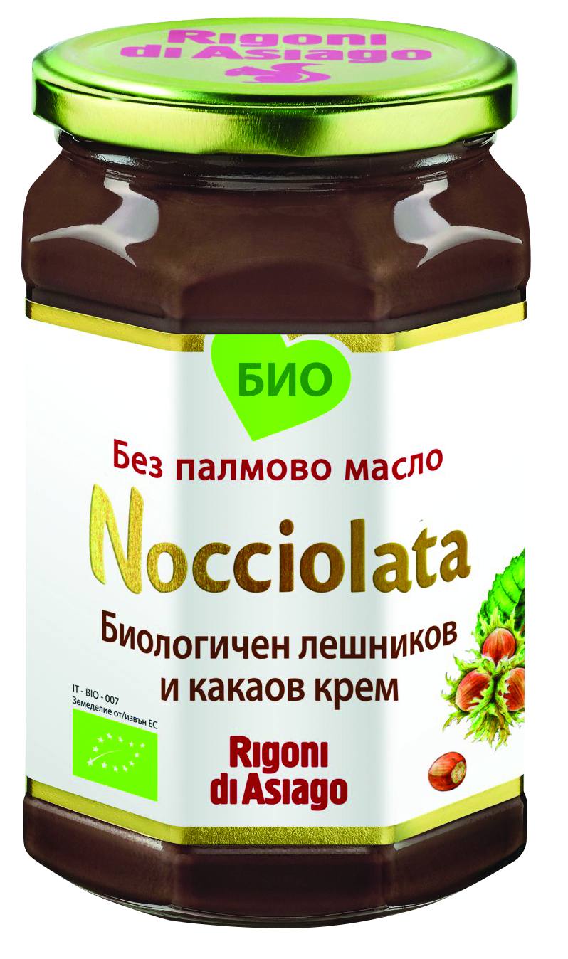 Био какаов крем с лешници (Nocciolata)