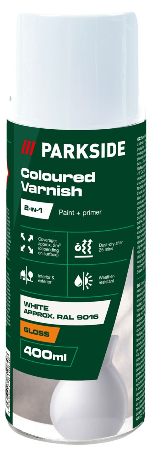 Спрей лак или Цветен лак бързосъхнещ (Parkside®)