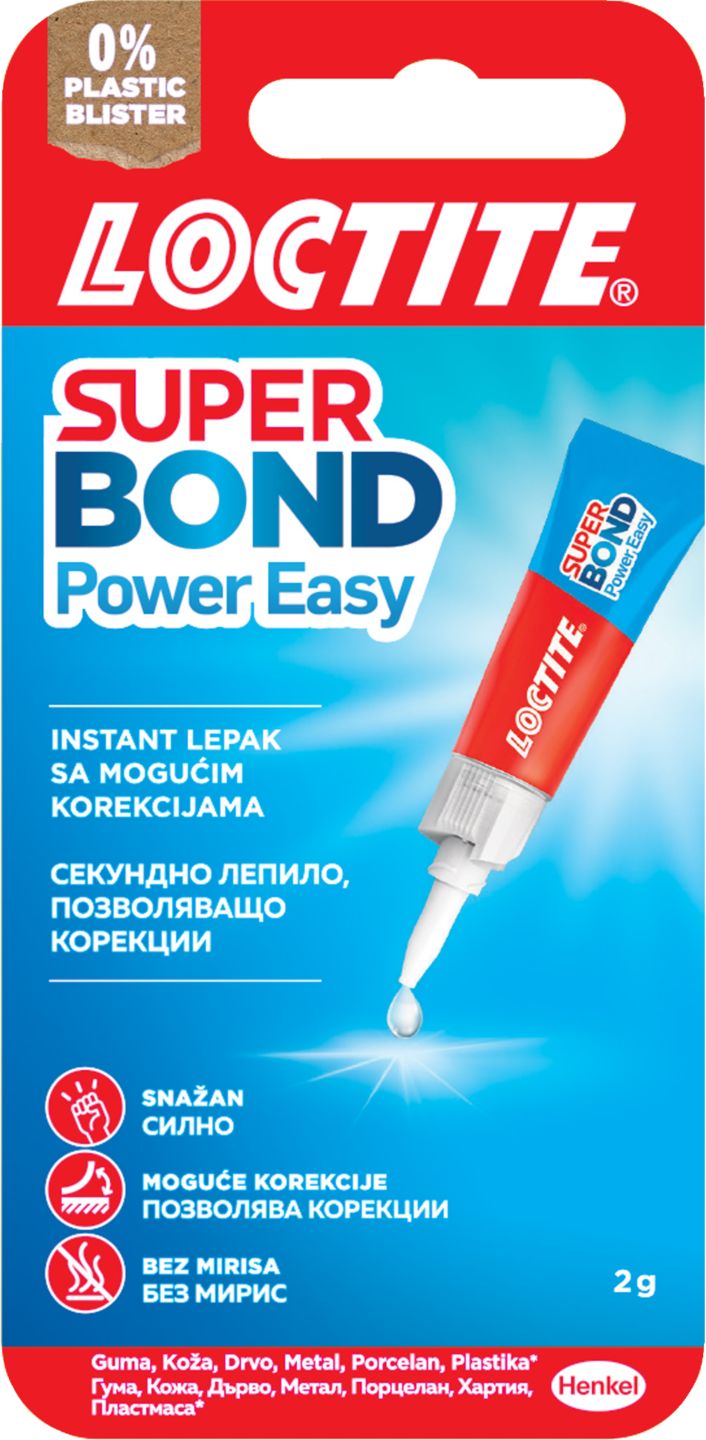 Секундно лепило Power Easy (LOCTITE SUPER BOND)