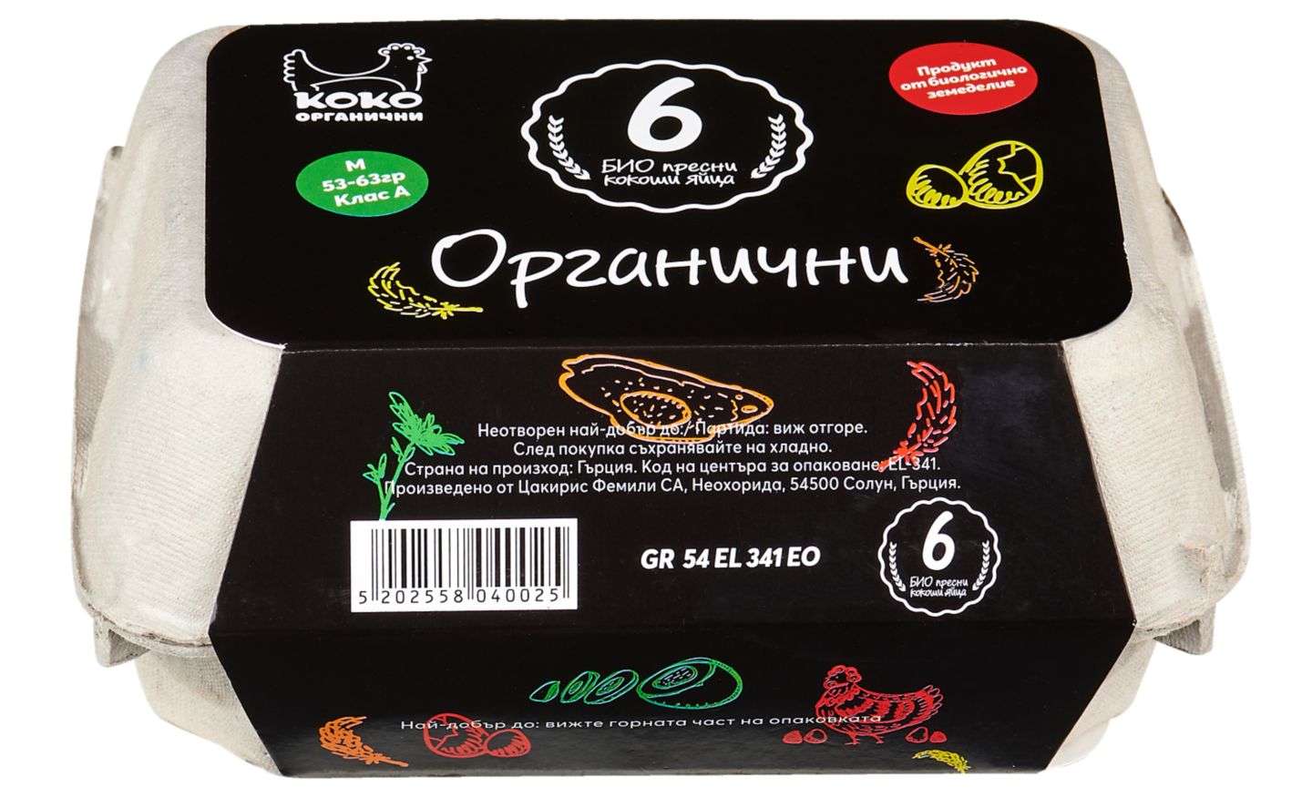 Биояйца размер М (КОКО)