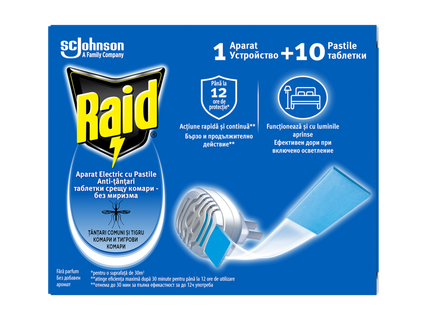 RAID Електрически изпарител против комари