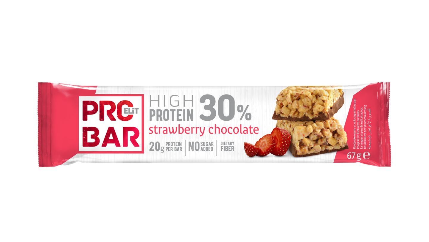 Протеинов бар Strawberry Choc (Elit Pro Bar)