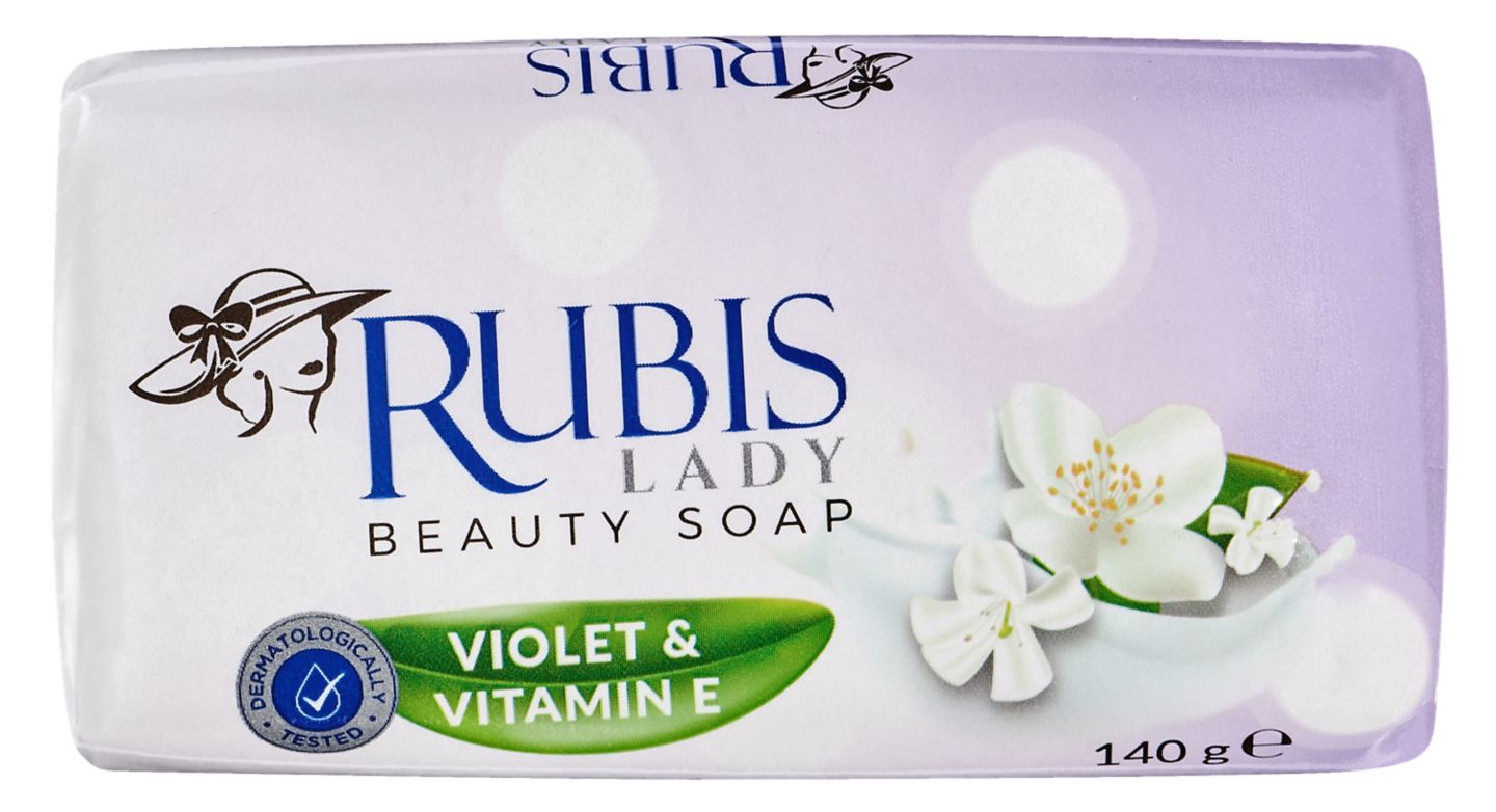 Твърд сапун Violet & Vitamin E (Rubis)