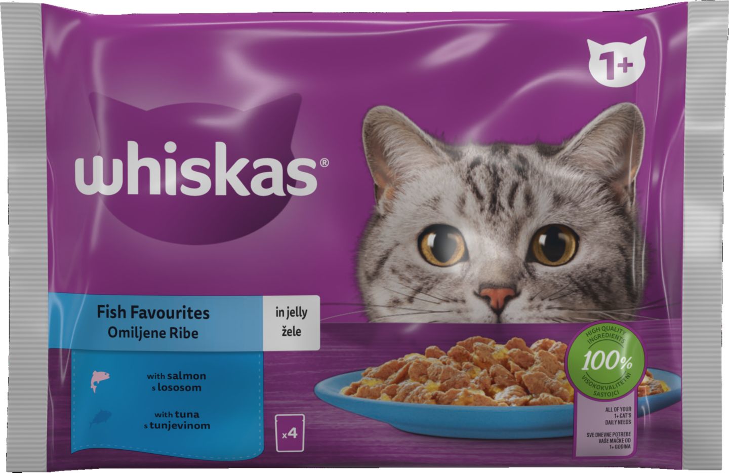 Пауч за котки избрани видове (WHISKAS)