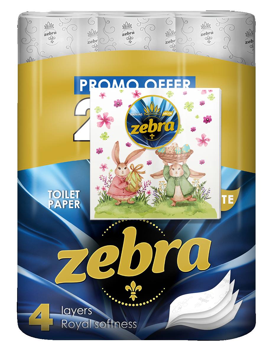 Тоалетна хартия различни видове (ZEBRA)
