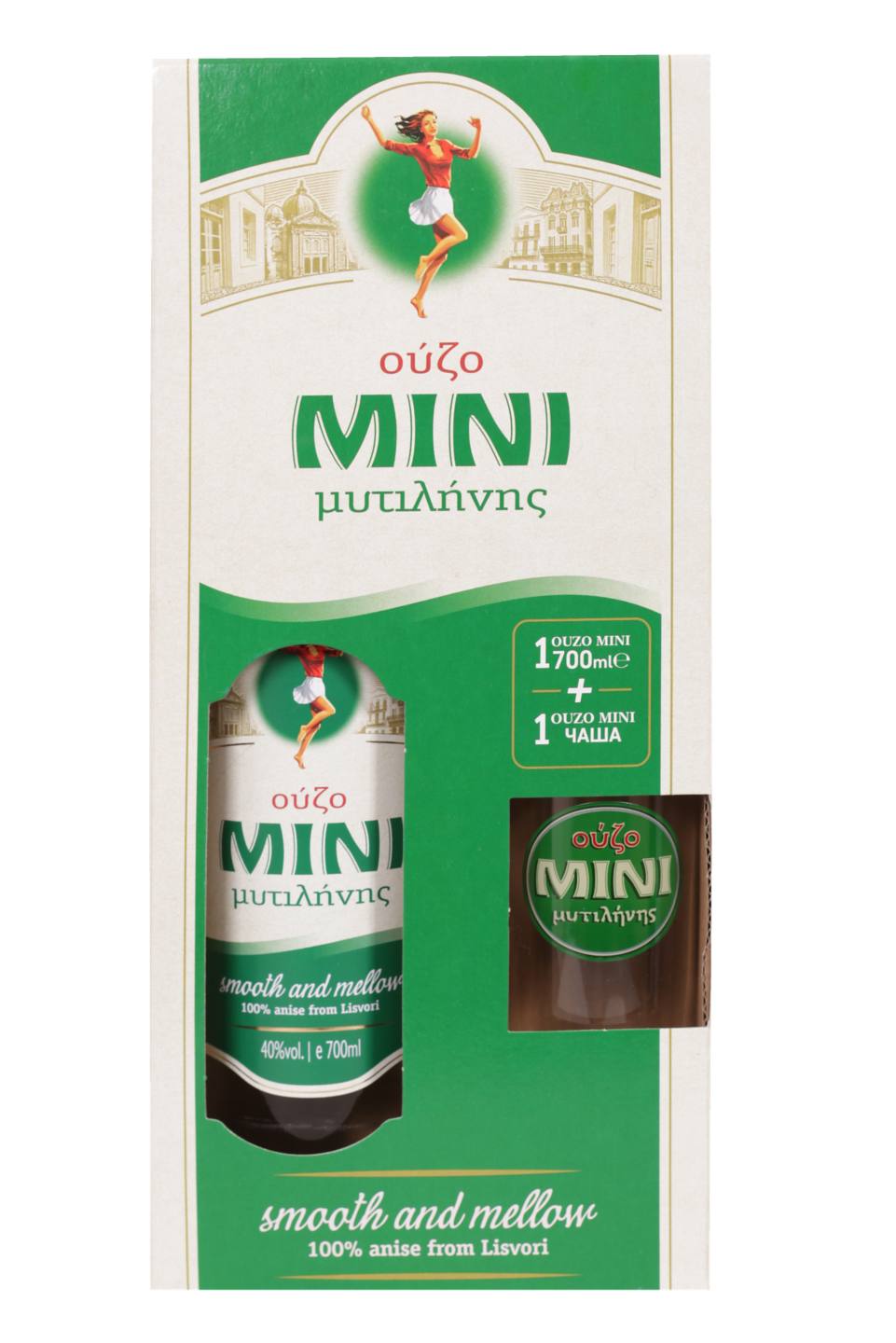 Узо 40% vol (OUZO MINI)