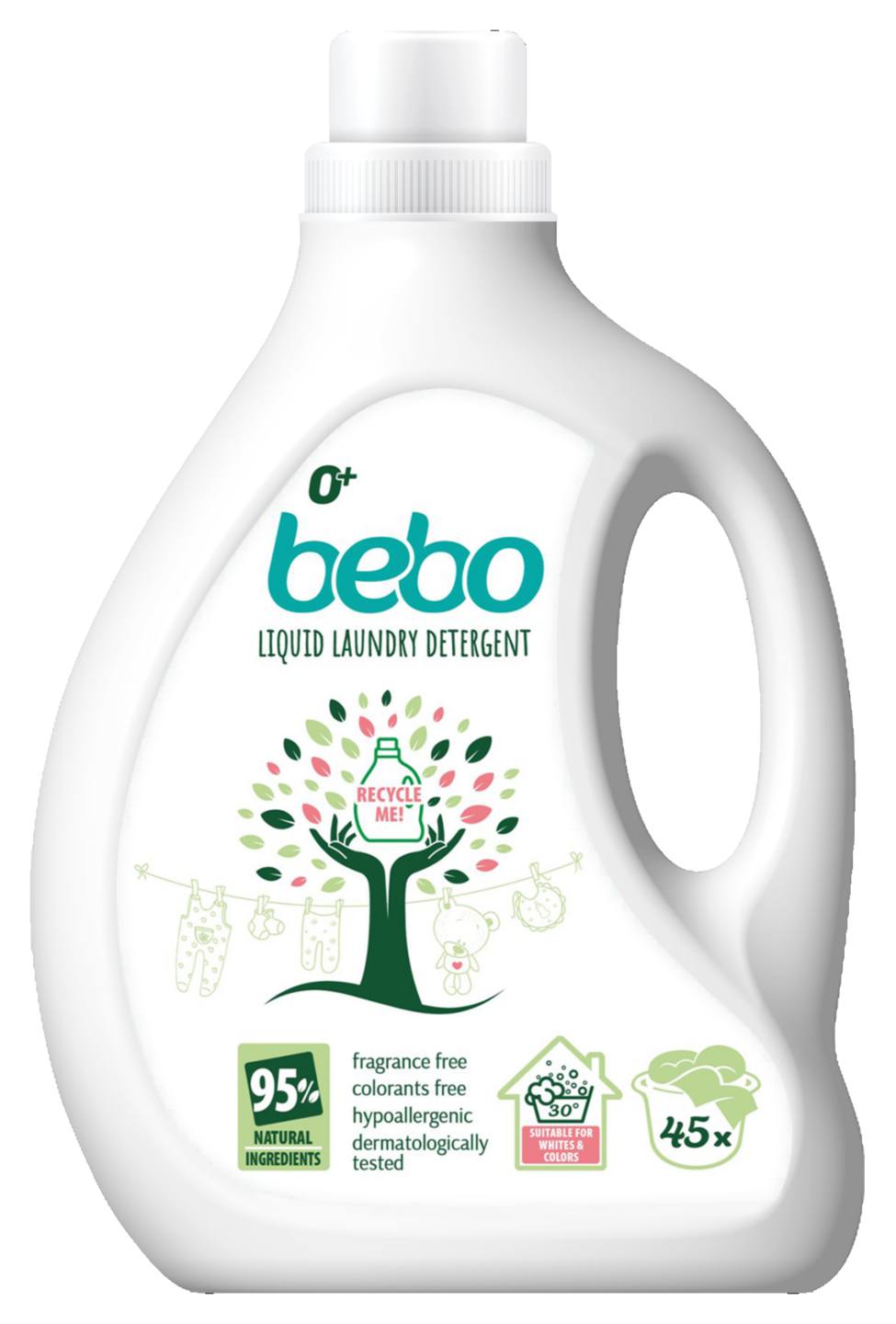 Еко гел за пране 45 пр. (BEBO)