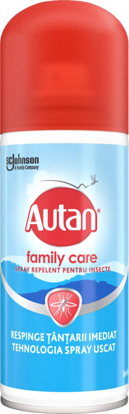 Аерозол, лосион или стик против ухапвания от комари (Autan Family Care)