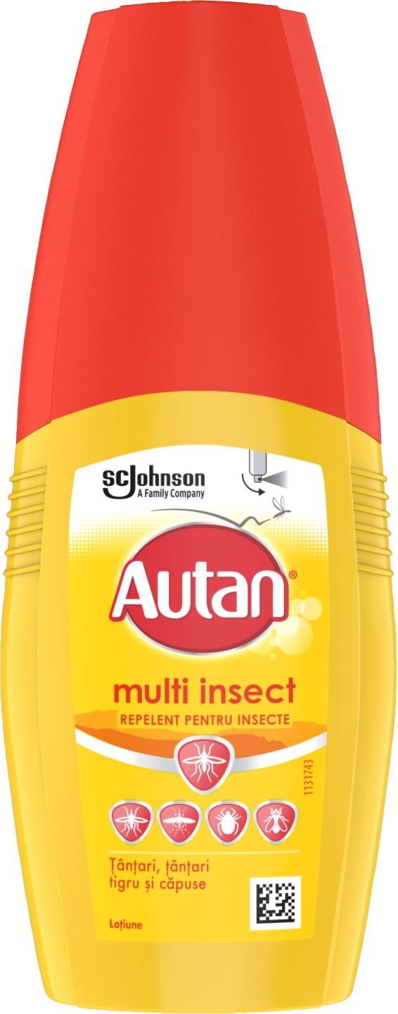 Лосион или Аерозол против комари и кърлежи (Autan Protection)