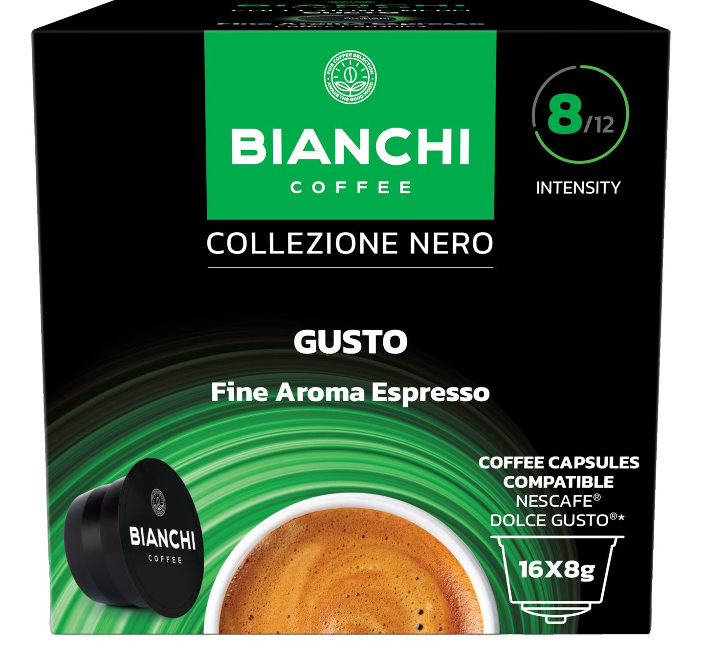Кафе капсули различни видове (Bianchi Nero)